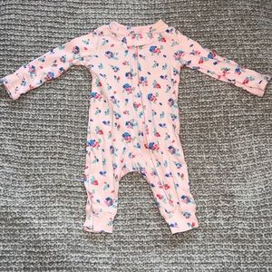 Newborn pajama romper